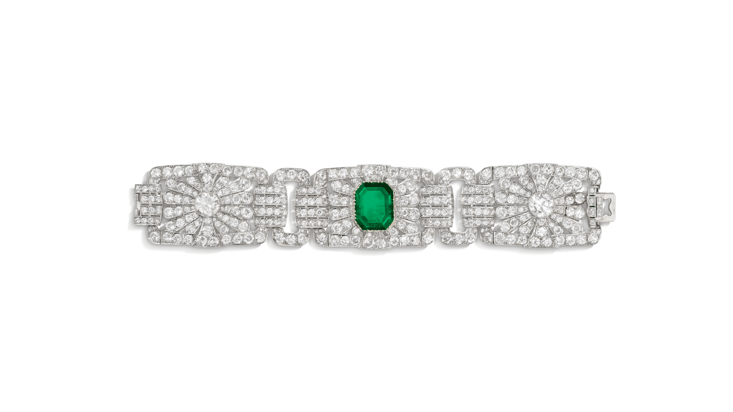 Bracelet émeraudes Art Déco par Van Cleef & Arpels