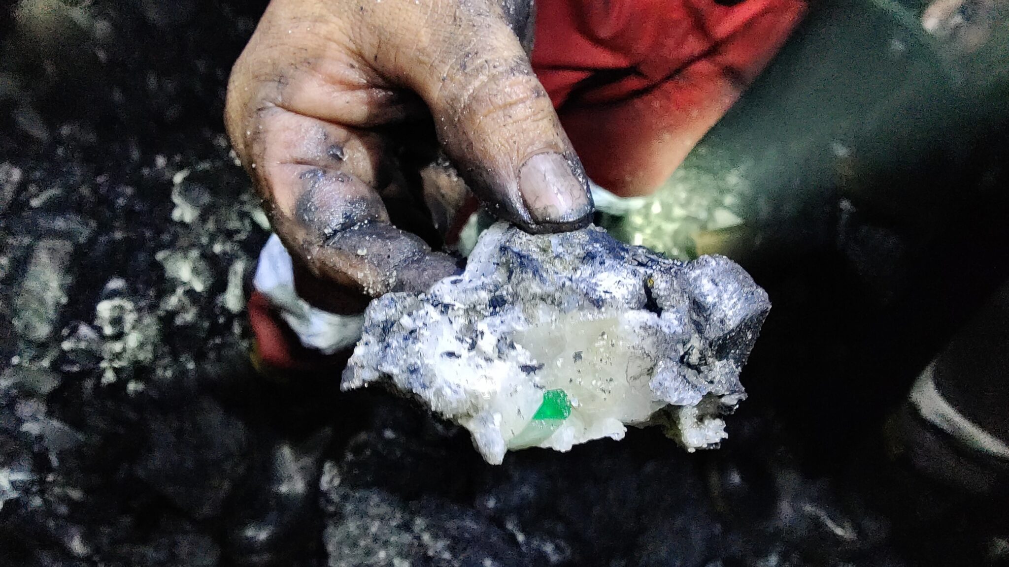 Les principales mines d'émeraudes colombiennes dans la région de Boyacá en Colombie